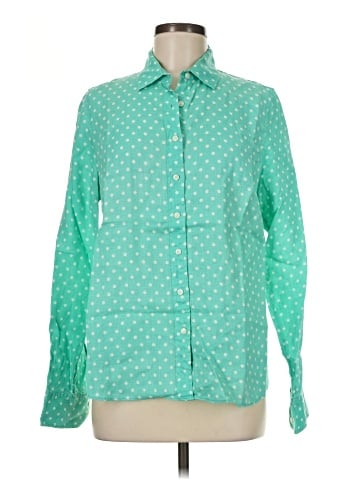 J.Crew Factory Store Long Sleeve Button-Down Shirt (view 1)