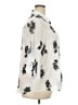 AB Studio Ivory 3/4 Sleeve Button-Down Shirt Size 2X - photo 4