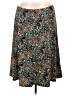 Sag Harbor Animal Print Teal Casual Skirt Size L (petite) - photo 1
