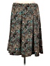 Sag Harbor Animal Print Teal Casual Skirt Size L (petite) - photo 2