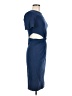 Babaton Solid Blue Casual Dress Size 6 - photo 4