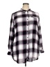 Boston Traders Plaid Purple Long Sleeve Button-Down Shirt Size XXL - photo 1