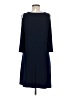 MSK Solid Blue Casual Dress Size M - photo 2
