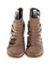 Hinge 100% Leather Tan Ankle Boots Size 8 - photo 2