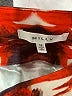 Milly 100% Silk Print Ivory Silk Skirt Size 12 - photo 4