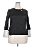 Unbranded Black 3/4 Sleeve Top Size 4X - photo 1