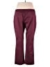 Lee Solid Burgundy Casual Pants Size 18 - photo 2