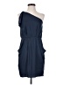 BCBGeneration 100% Polyester Solid Blue Casual Dress Size XS - photo 1