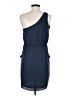 BCBGeneration 100% Polyester Solid Blue Casual Dress Size XS - photo 2