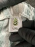 Unbranded 100% Cotton Stripes Silver Blue Casual Pants Size L - photo 7