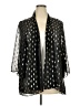 Ellen Weaver Black Kimono Size 3X - photo 1