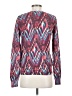 Sundance 100% Cotton Print Pink Pullover Sweater Size S - photo 2