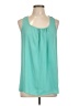 Shasa Teal Sleeveless Blouse Size L - photo 1
