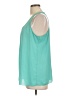 Shasa Teal Sleeveless Blouse Size L - photo 5