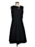 Talbots Solid Black Casual Dress Size 6 Petite - photo 1