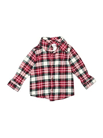 Carter's Long Sleeve Button-Down Shirt (view 1)