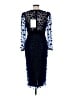 Mac Duggal 100% Polyester Blue Cocktail Dress Size 8 - photo 2