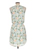 Eight Sixty 100% Polyester Floral Blue Casual Dress Size L - photo 2
