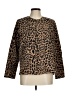 Cathy Daniels 100% Polyester Animal Print Brown Jacket Size 8 - photo 1