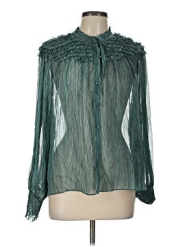 Ulla Johnson Long Sleeve Silk Top