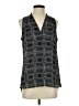 Vince Camuto 100% Polyester Black Sleeveless Blouse Size S - photo 1