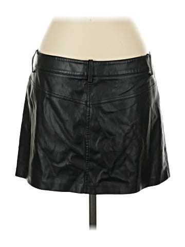 MNG Faux Leather Skirt (view 2)
