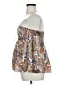 Shein Paisley Ivory Brown Tube Top Size XL - photo 5