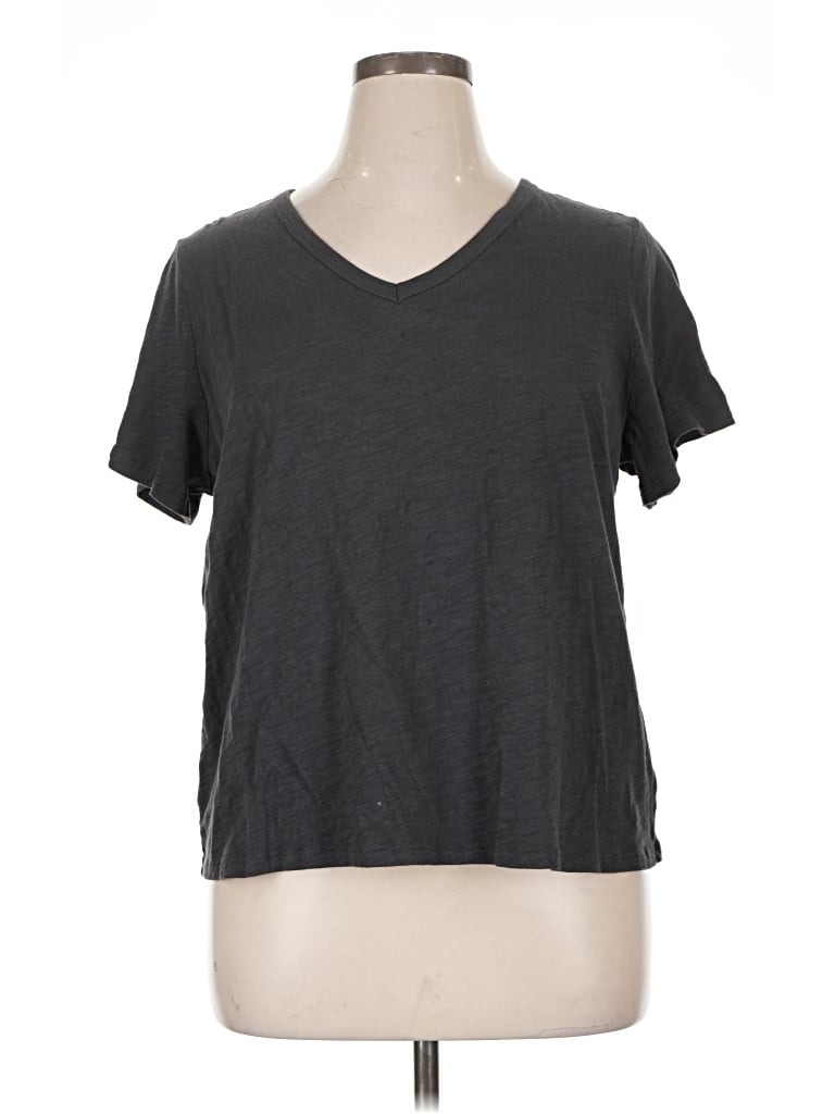 Pre-owned Old Navy Short Sleeve T-shirt In Gray