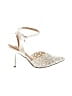 J. Renee Silver Heels Size 8 - photo 1