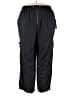 Girlfriend Collective 100% Polyester Black Cargo Pants Size XXL - photo 1