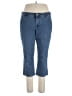 Chico's Chevron-herringbone Blue Jeans Size Lg (2.5) - photo 1