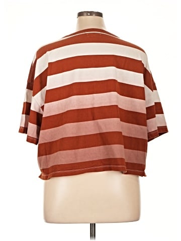 Madewell Dip-Dye Oversized Tee in Groton Stripe (view 2)