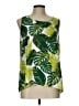 Time and Tru 100% Polyester Green Sleeveless Blouse Size L - photo 1