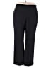 Le Suit Solid Black Dress Pants Size 18 - photo 1
