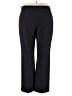 Le Suit Solid Black Dress Pants Size 18 - photo 2