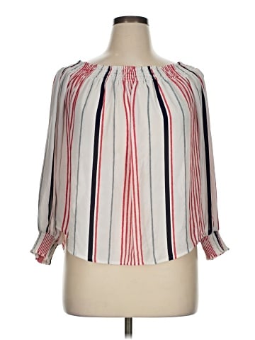 Express 3/4 Sleeve Blouse (view 1)