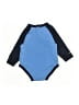 Nike 100% Polyester Graphic Blue Long Sleeve Onesie 0-3 MO / 3 MO - photo 2
