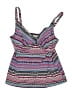 Unbranded Print Pink Swimsuit Top Size S (estimated) - photo 1