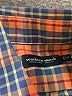 Southern Marsh 100% Cotton Checkered-gingham Orange Long Sleeve Button-Down Shirt Size M (kids) - photo 3