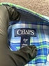 Chaps Plaid Blue Short Sleeve Button-Down Shirt Size S (kids) - photo 3