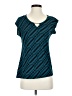 Dana Buchman Teal Short Sleeve Top Size S - photo 1