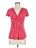 Banana Republic Pink Short Sleeve Blouse Size M - photo 1
