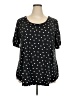Lularoe Polka Dots Black Short Sleeve T-Shirt Size XXXL - photo 1