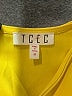 TCEC 100% Polyester Solid Yellow Romper Size M - photo 4
