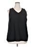 Torrid 100% Polyester Black Sleeveless Blouse Size 2X Plus (2) - photo 1