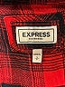 Express Plaid Red Long Sleeve Button-Down Shirt Size S - photo 7