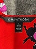 41Hawthorn 100% Polyester Floral Red Casual Dress Size Lg Petite - photo 7