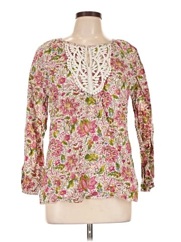 IZOD 3/4 Sleeve Blouse (view 1)