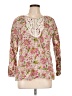IZOD 100% Cotton Pink 3/4 Sleeve Blouse Size L - photo 1