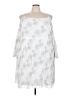 Avenue 100% Polyester White Casual Dress Size 26 - 28 Plus - photo 1